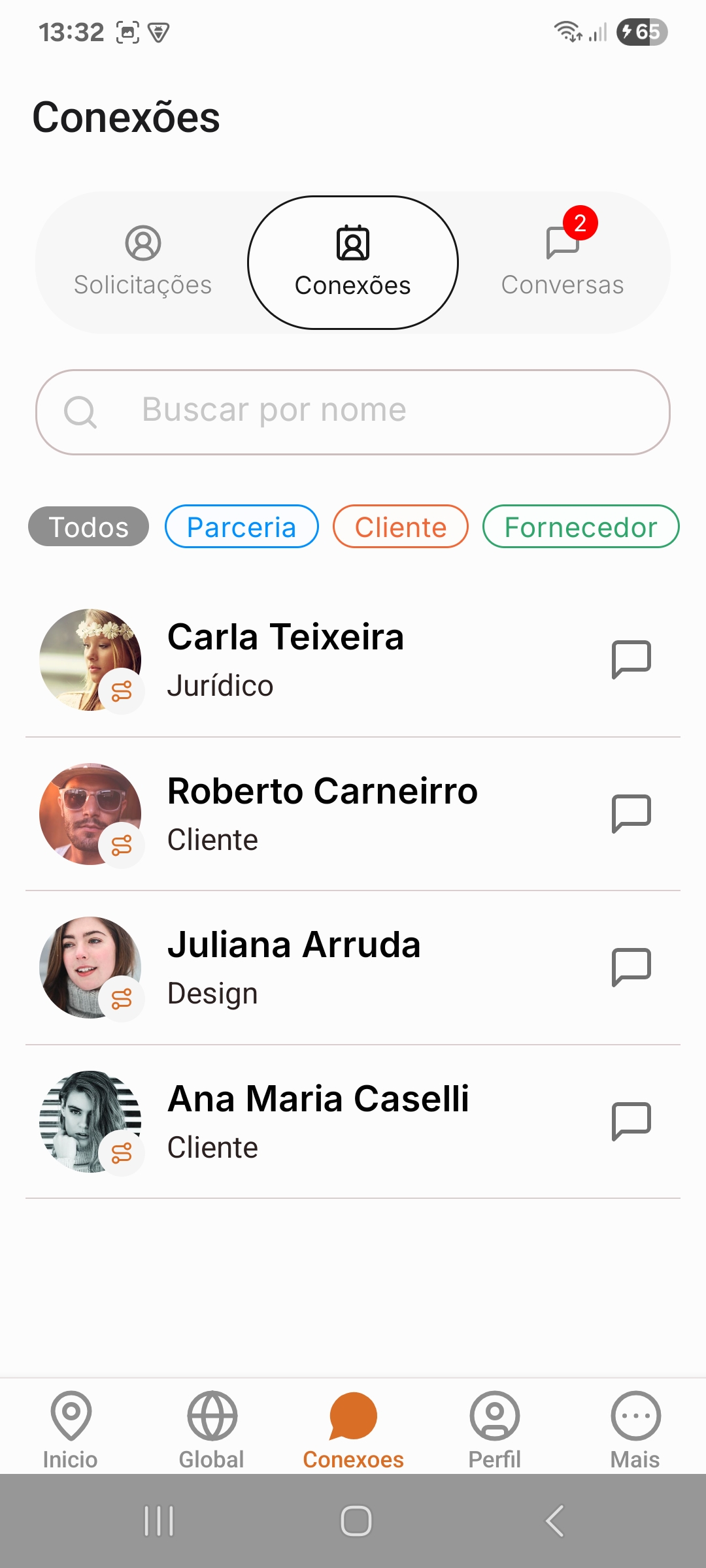 Bupper Connect — conexões